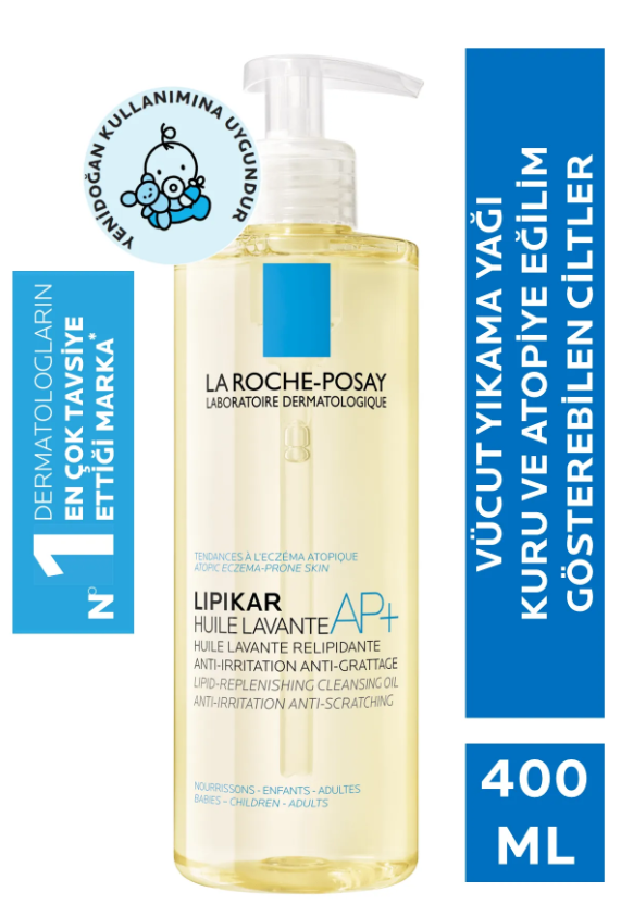 La Roche Posay Lipikar AP+ Vücut Yıkama Yağı 400 ml - 3