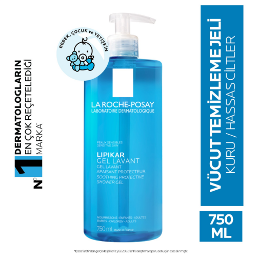 La Roche Posay Lipikar Temizleme Jeli 750 ml - 3