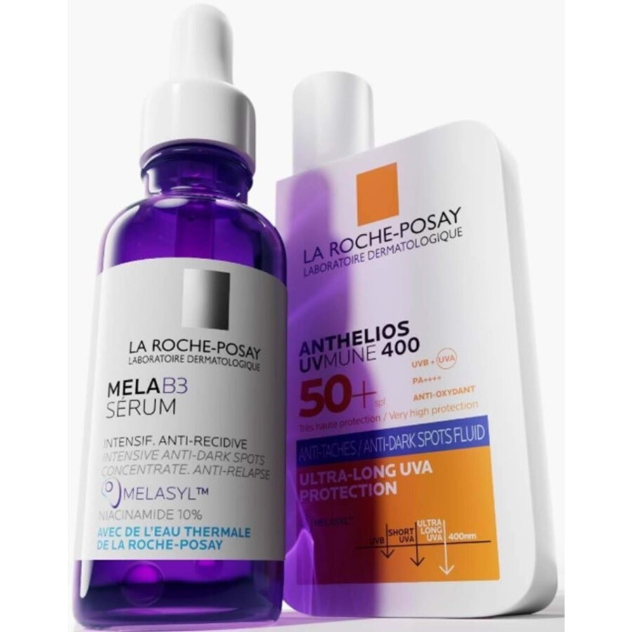 La Roche Posay Mela B3 Serum + Anti Dark Fluid SPF50+ 50 Ml Set - 1