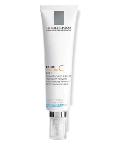 La Roche Posay Pure Vitamin C Riche Kuru Ciltler için Işıltı Veren Yaşlanma Karşıtı Krem 40 ml - 1