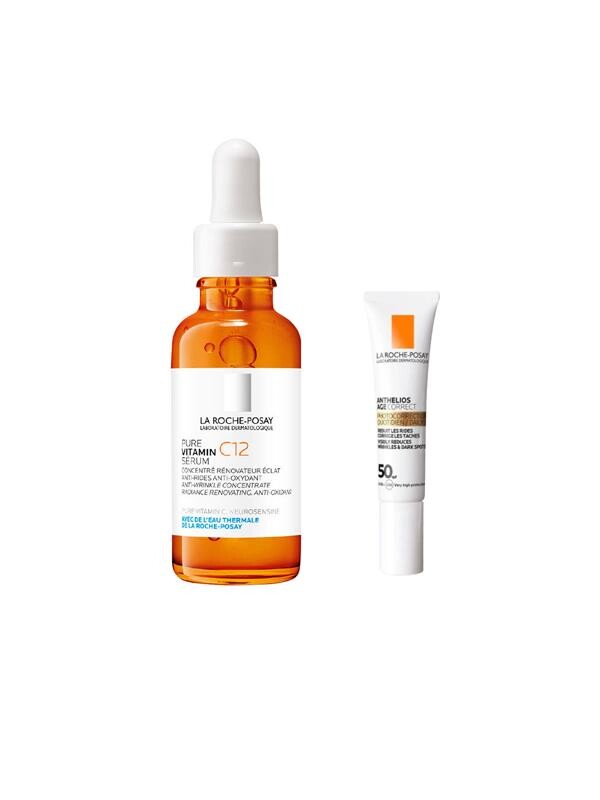 La Roche Posay Pure Vitamin C12 Serum 30 Ml + Age Corect 15 Ml - 1