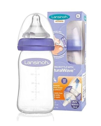 Lansinoh Natural Wave Biberon 160 Ml - LANSINOH