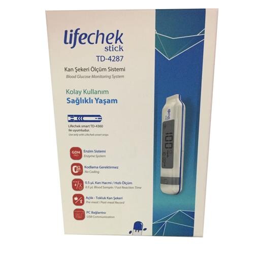 LifeChek Stick TD-4287 Kan Şekeri Ölçüm Cihazı - Lifecheck