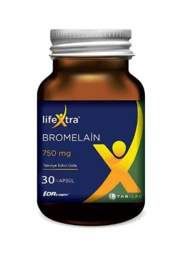 Lifextra Bromelain 750 Mg 30 Kapsül 