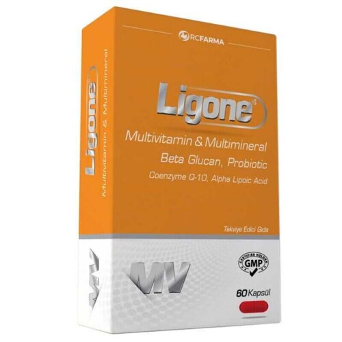 Ligone Beta Glucan Multivitamin 60 Kapsül - RCFARMA