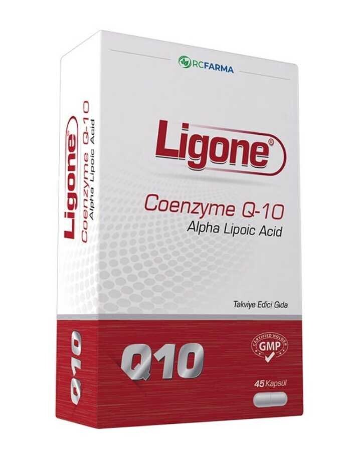 Ligone Coenzyme Q-10 Ve Alfa Lipoik Asit İçeren Takviye Edici Gıda 45 Kapsül - 1