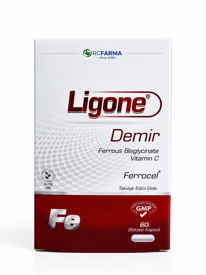 Ligone Demir 60 Bitkisel Kapsül - 1