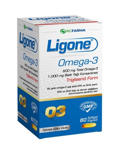 Ligone Omega3 60 Softgel - RCFarma
