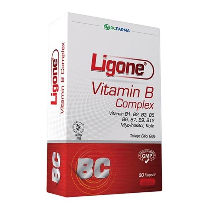 Ligone Vitamin B Kompleks 30 Kapsül - 1