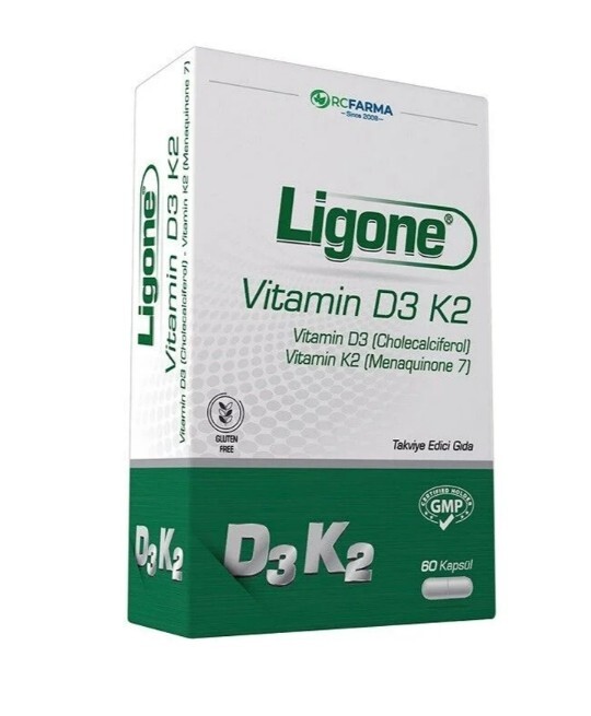 Ligone Vitamin D3k2 60 Kapsül - 1