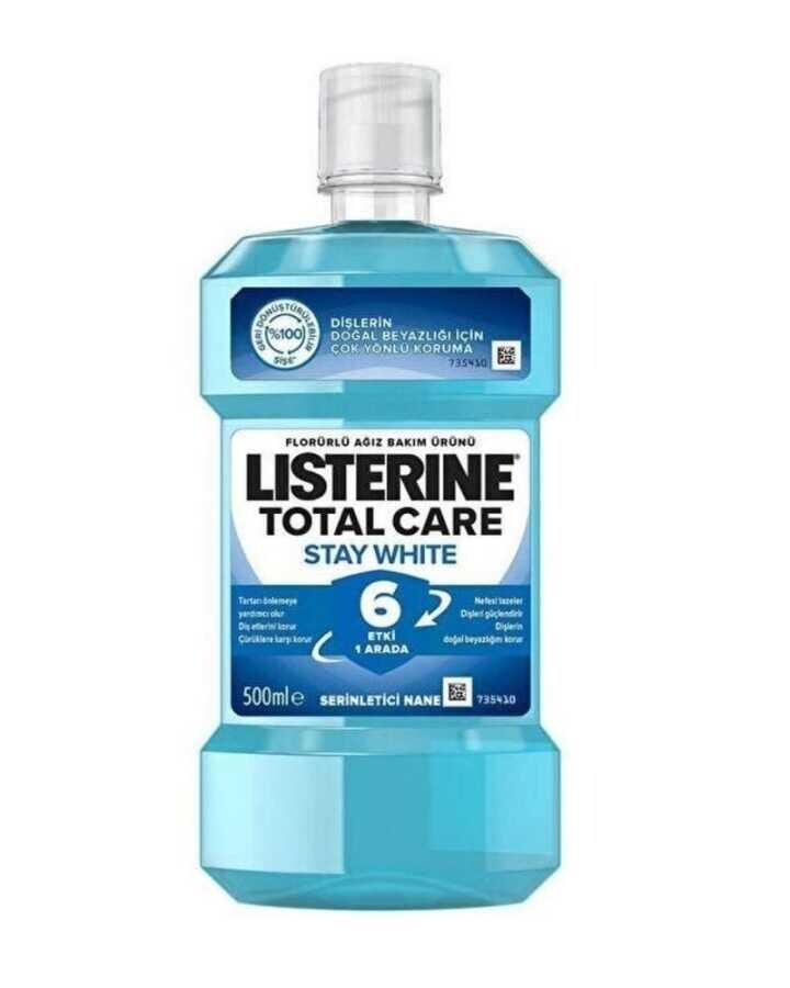 Listerine Ağız Bakım Suyu Stay White 500 ml - 1