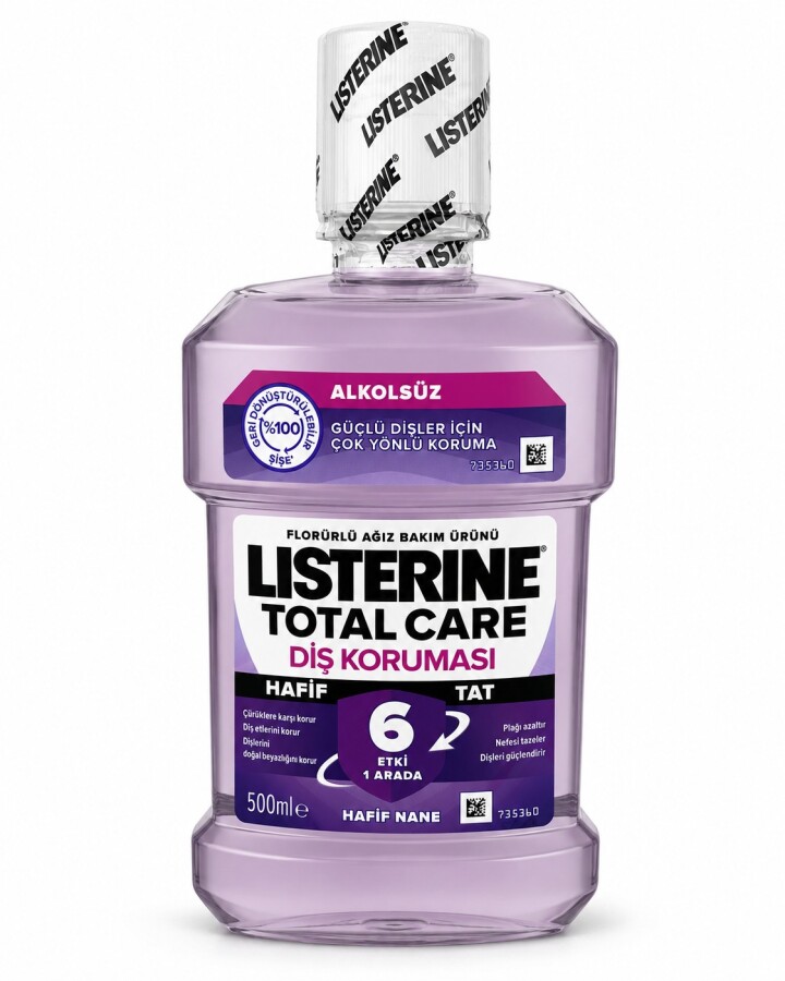 Listerine Totalcare Alkolsüz Mor 500 Ml - 1
