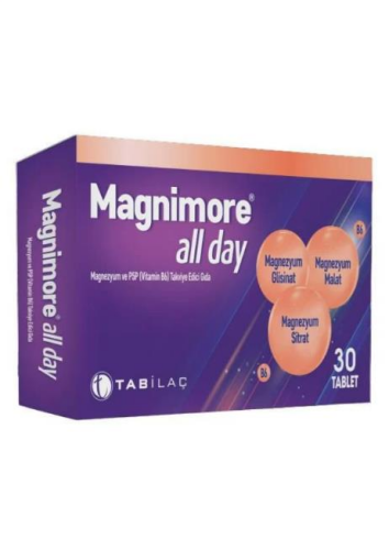 Magnimore All Day 30 Tablet - Tab İlaç