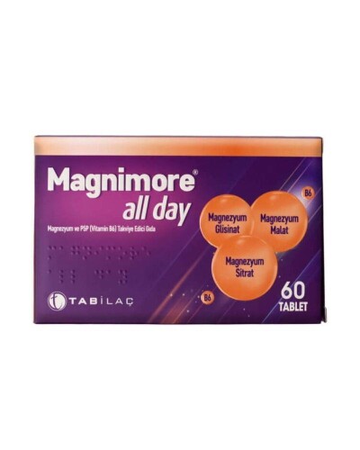 Magnimore All Day 60 Tablet - Tab İlaç