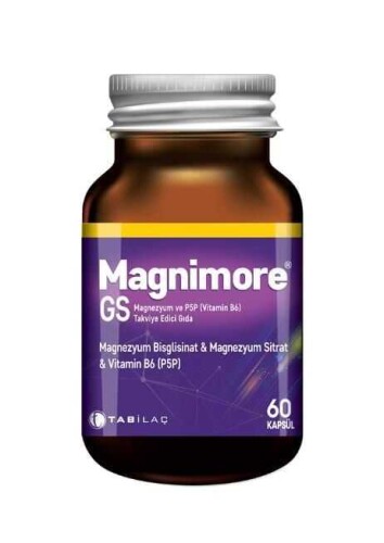 Magnimore Gs Magnezyum Ve P5p 60 Kapsül - Tab İlaç
