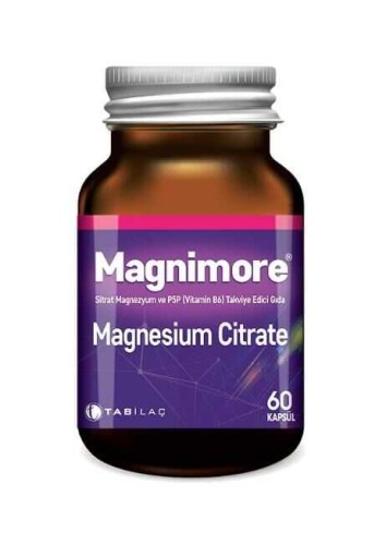 Magnimore Magnesium Citrate P5P 60 Kapsül - Tab İlaç