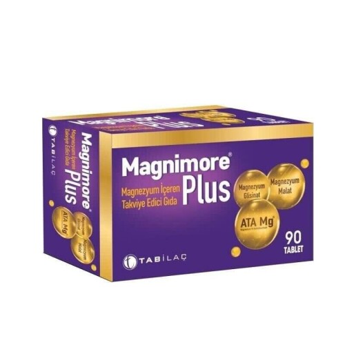 Magnimore Magnezyum Plus Takviye Edici Gıda 90 Tablet - Tab İlaç