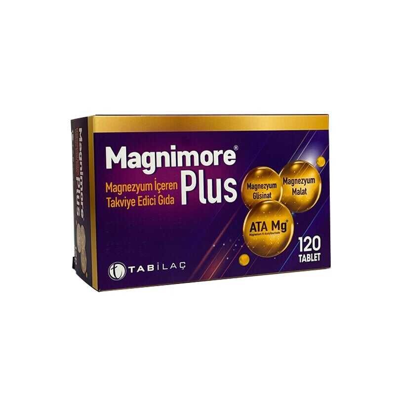 Magnimore Plus Magnezyum İçeren Takviye Edici Gıda 120 Tablet - 1