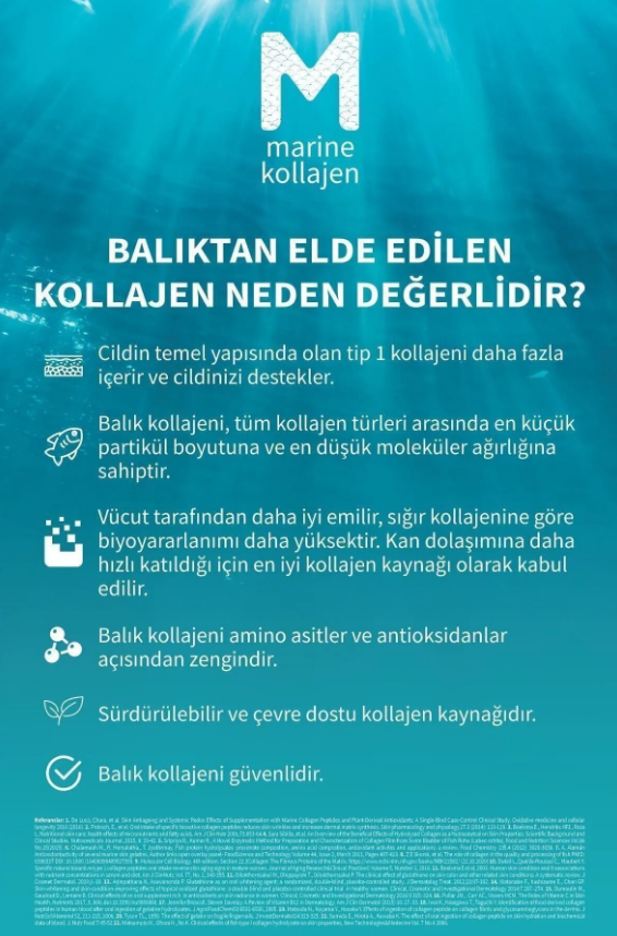 Marine Collagen + Hyaluronic Acid İçeren Balık Kaynaklı Kollajen 40 Bitkisel Kapsül - 3