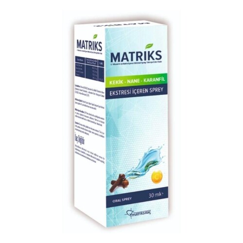 Matriks Kekik Nane Karanfil Ekstreli 30ml Sprey - Matriks