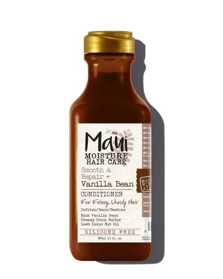 Maui Vanilya Fasulyesi Pürüzsüz Kıvırcık Saç Kremi 385 ml - 1