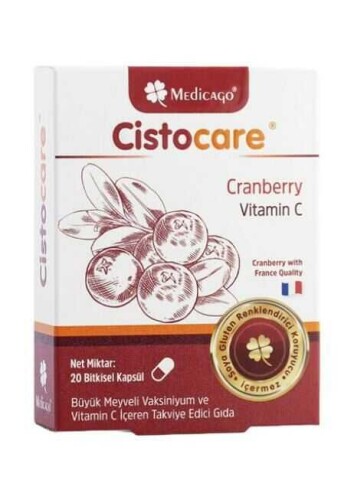 Medicago Cistocare Cranberry 20 Kapsül - Medicago