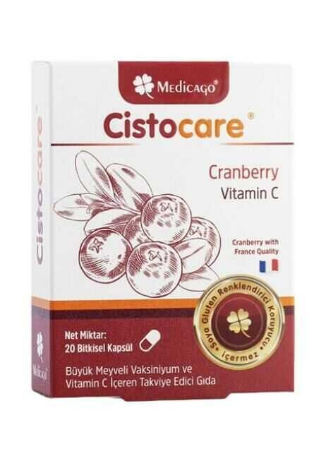 Medicago Cistocare Cranberry 20 Kapsül - 1