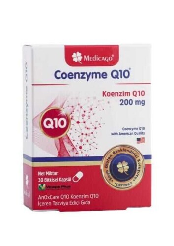 Medicago Koenzim Q10 200 Mg 30 Kapsül 