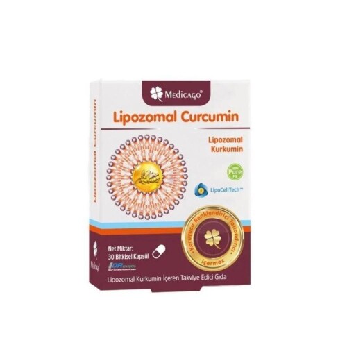 Medicago Lipozomal Curcumin 30 Bitkisel Kapsül - Medicago
