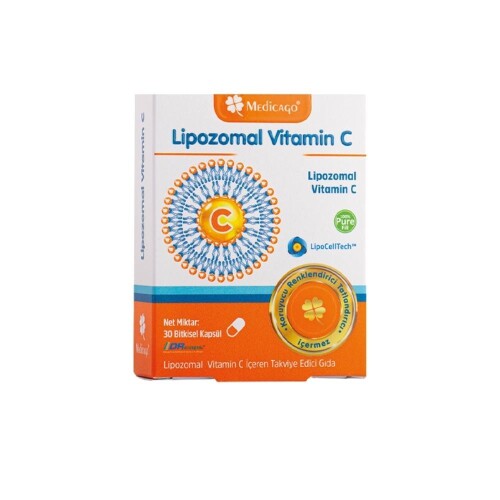 Medicago Lipozomal Vitamin C 30 Bitkisel Kapsül - Medicago