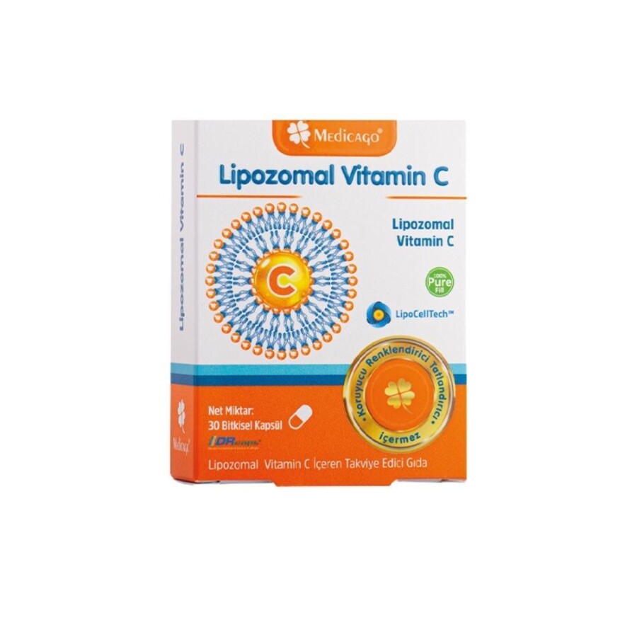 Medicago Lipozomal Vitamin C 30 Bitkisel Kapsül - 1