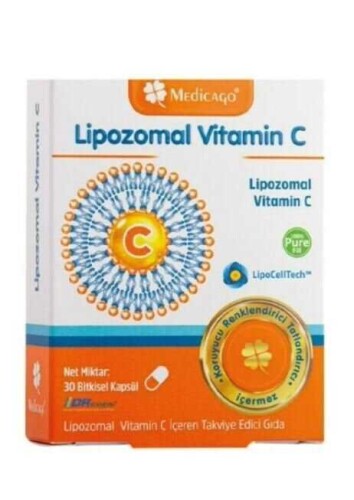 Medicago Lipozomal Vitamin C 30 Bitkisel Kapsül 