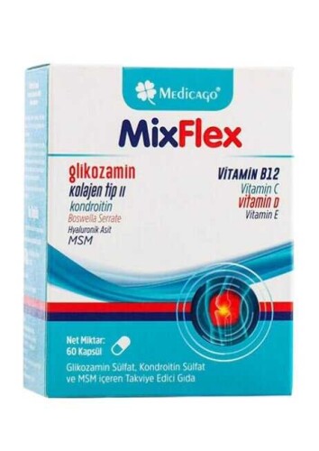 Medicago Mixflex Glukozamin 60 Kapsül - Medicago