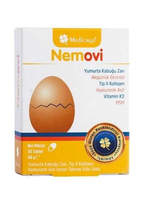 Medicago Nemovi Yumurta Kabuğu Zarı 30 Kapsül - 1