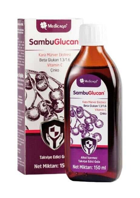 Medicago Sambuglucan Şurup 150 Ml - 1