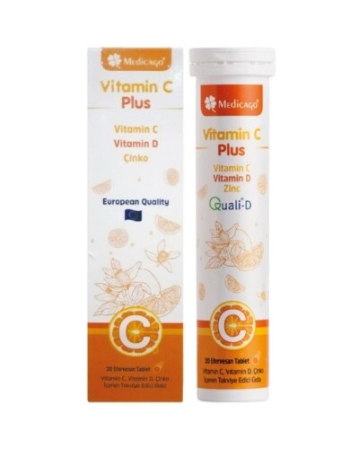 Medicago Vitamin C Plus 20 Efervesan Tablet - 1