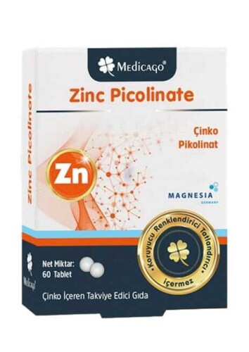 Medicago Zinc Picolinate 60 Tablet 