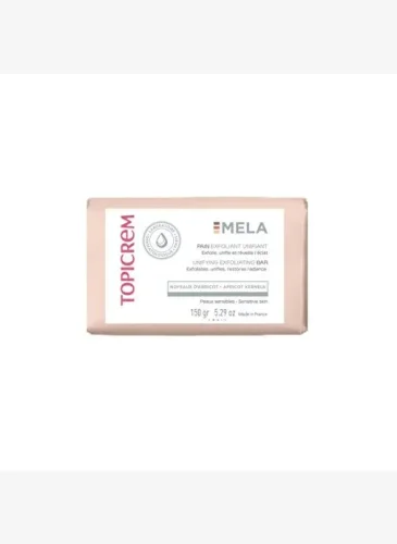 Mela Unifiying Exfloating Bar Kayısı Çekirdeği Özlü Katı Sabun 150 gr - Topicrem