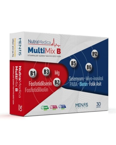 Mensis NutraMedica MultiMix B 30 Kapsül - Mensis Pharma