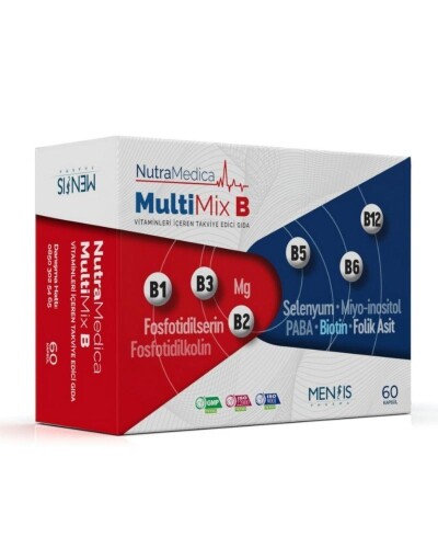 Mensis NutraMedica MultiMix B 60 Kapsül - Mensis Pharma
