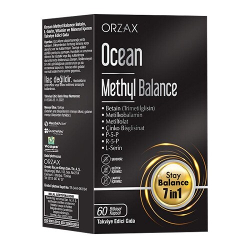 Methyl Balance Takviye Edici Gıda 60 Kapsül - Orzax