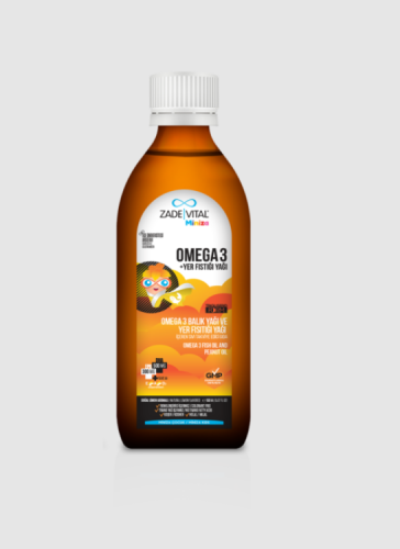 Miniza Omega 3 - Yer Fıstığı Yağı İçeren Sıvı Takviye Edici Gıda (Limon Aromalı) 150 ml - 2