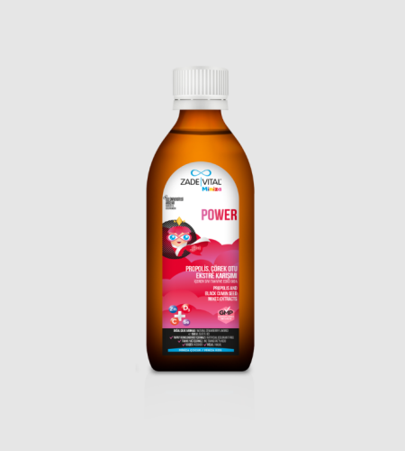 Miniza Power Propolis Çörek Otu Karışımı (Çilek Aromalı) 150ml - 2