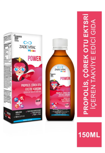 Miniza Power Propolis Çörek Otu Karışımı (Çilek Aromalı) 150ml - 3