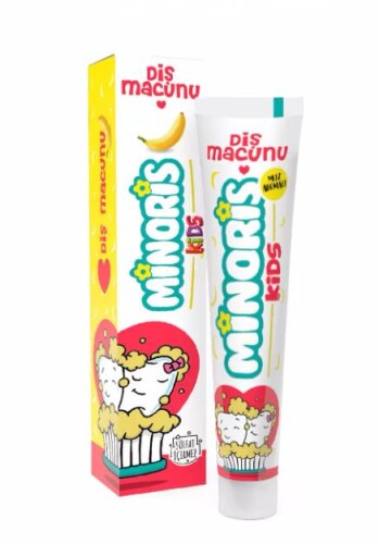 Minoris Kids Diş Macunu Muz Aromalı 75ml - Minoris