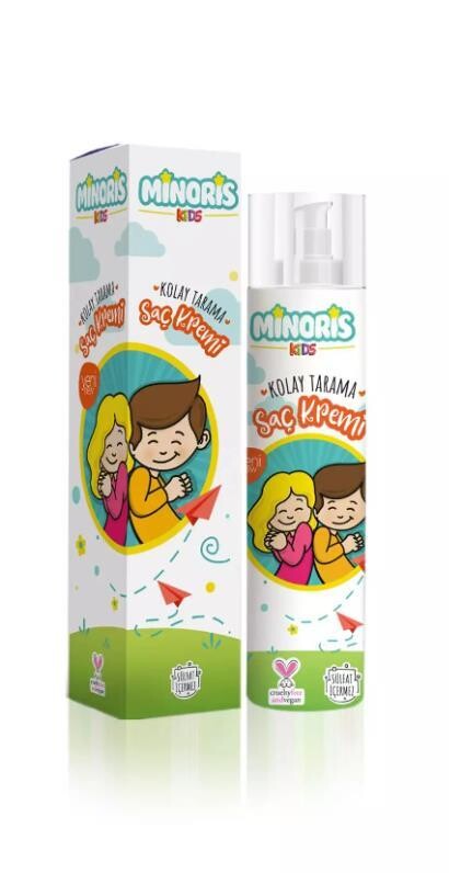 Minoris Kids Kolay Tarama Saç Kremi Karpuz Ve Çilek Kokulu 200ml - 1
