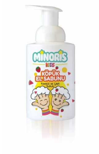 Minoris Kids Köpük El Sabunu Karpuz Ve Çilek Aromalı 300ml - Minoris