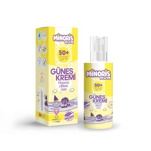 Minoris Mom Hassas Ciltlere Özel Güneş Kremi Spf 50+ 150ml - Minoris