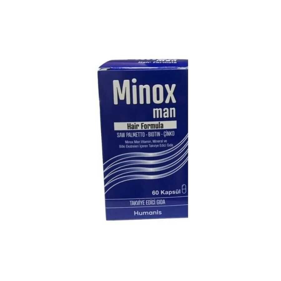 Minox Man Vitamin, Mineral ve Bitki Ekstreleri İçeren Takviye Edici Gıda 60 Kapsül - 1
