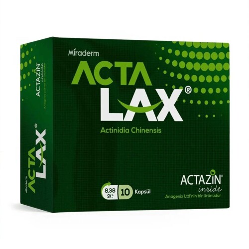 Miraderm Actalax 10 Kapsül - Miraderm